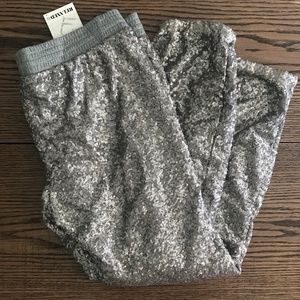 Silver Sequence Relaxed Fit Pants